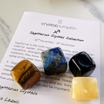 Sagittarius Gemstone Crystal Set